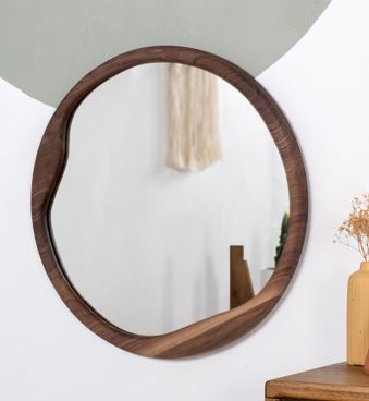 Miroir en noyer