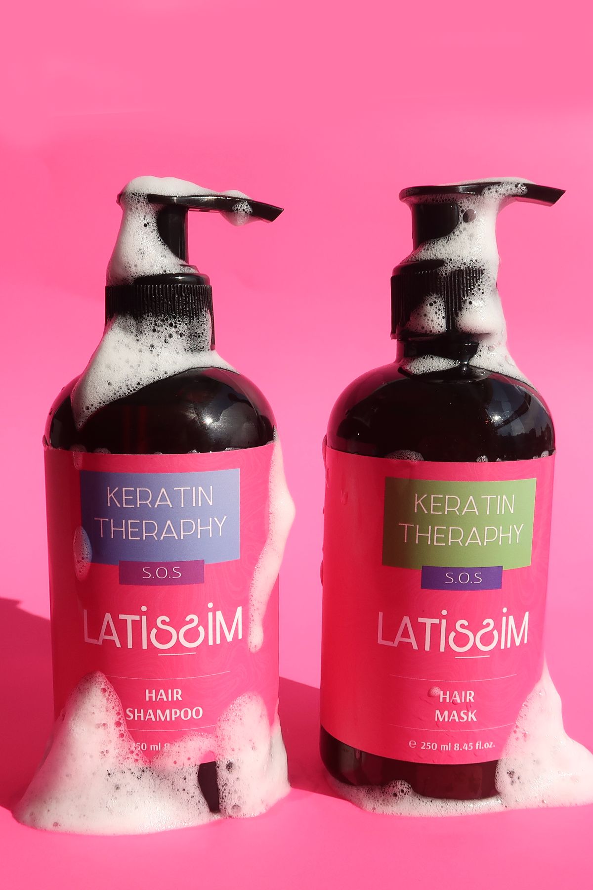 Latissim S.O.S  Keratin Theraphy  Shampoo & Hair Mask