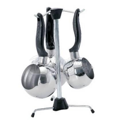 Coffee Pot Set with Stand 3 Pcs