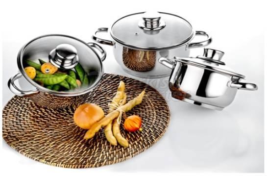 Omlette Millenium Set with Glass Lid Perfect 3 Pcs