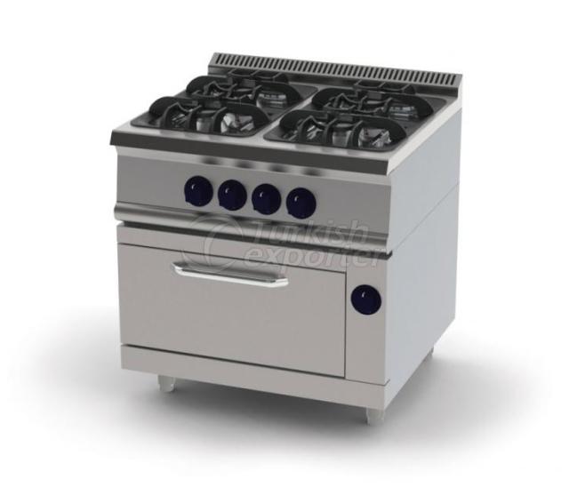 Cuisinière à gaz avec four