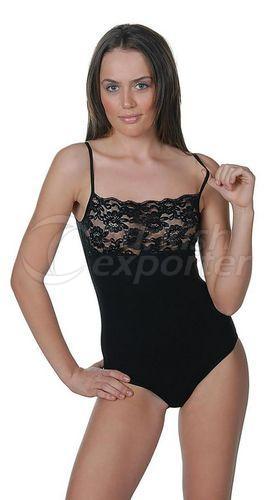 Dantelli Çıtçıtlı Bady