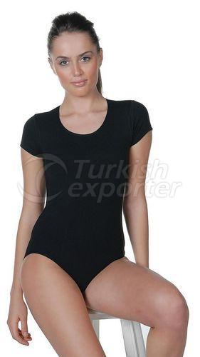 Bisiklet Yaka Yarım Kol Çıtçıtlı Bady