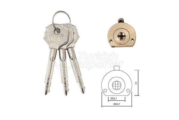 Brass Cross Key Cylinders