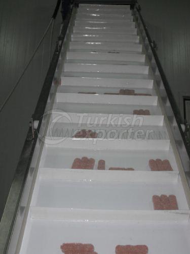 Meat Ball-Hamburger Cooling-Freezing Systems