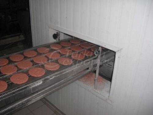Meat Ball-Hamburger Cooling-Freezing Systems