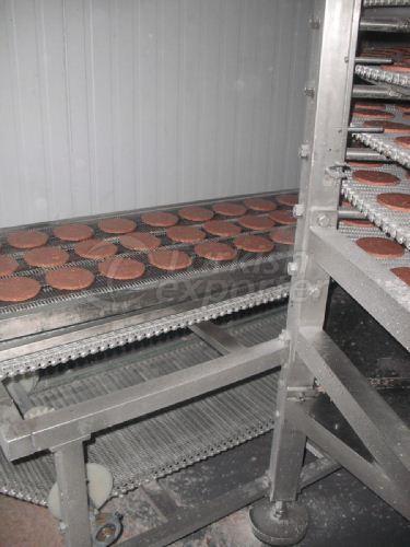 Meat Ball-Hamburger Cooling-Freezing Systems