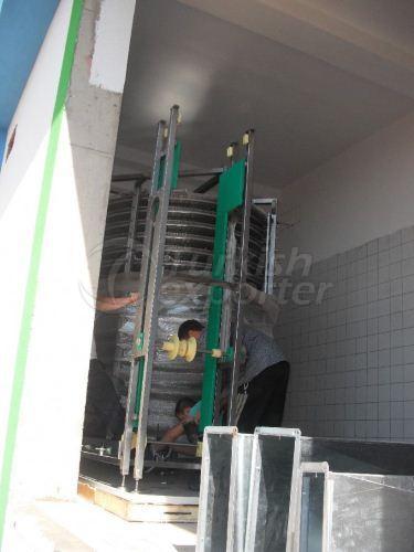 Spiral Cooling-Freezing Systems