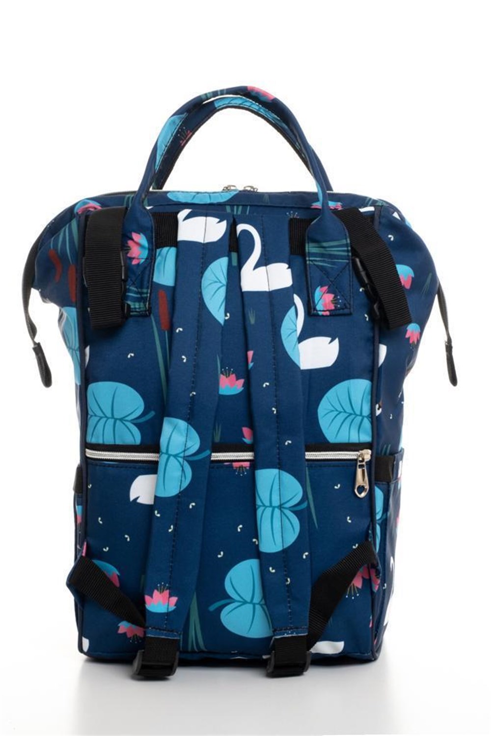 Sahra Baby Functional Mother Baby Care Backpack  SWAN- BLUE-TURQUOISE
