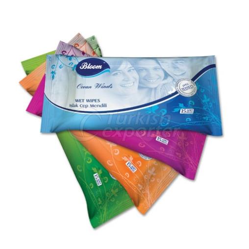 Wet Pocket Wipes 15 pcs