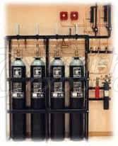 Extinguisher Systems with Gas