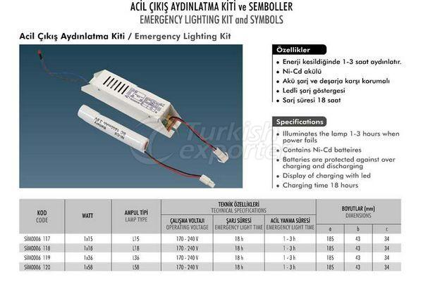 Kit de iluminación de emergencia