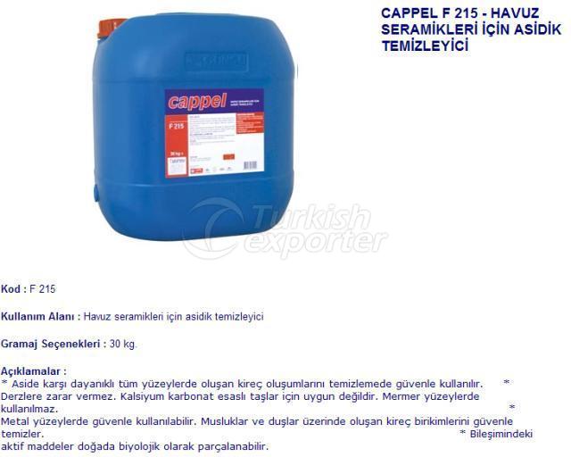 CAPPEL F 215 - HAVUZ SERAMİKLERİ İÇİN ASİDİK TEMİZLEYİCİ