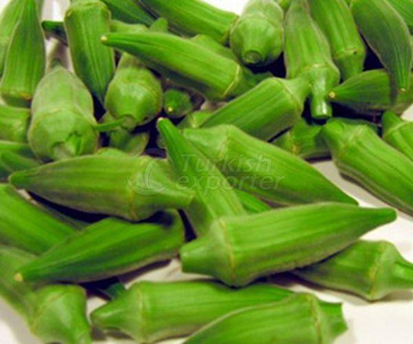 Okra congelada