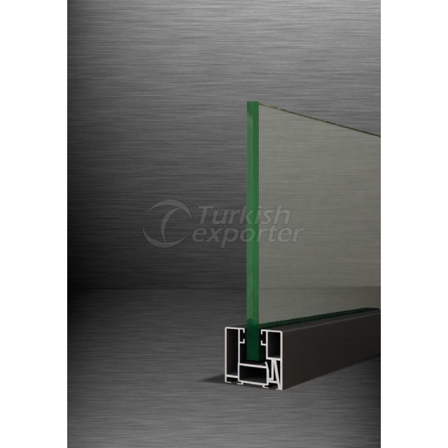 Office Partition with Single Glass