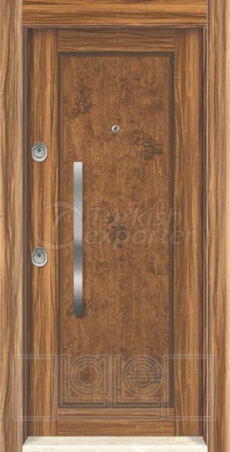 Steel Door Surfaces - Walnut Rose Tumbled L5003