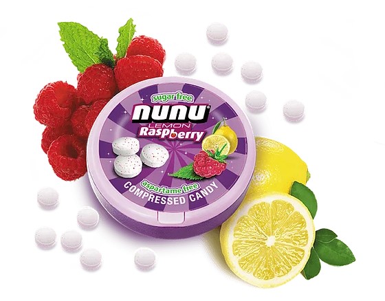 Nunu Sugarfree Lemon Raspberry Flavoured