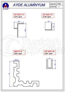 7300 Профиль термоизоляционной системы