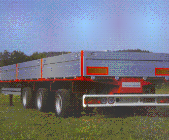 Extendable Dropside Semi Trailer