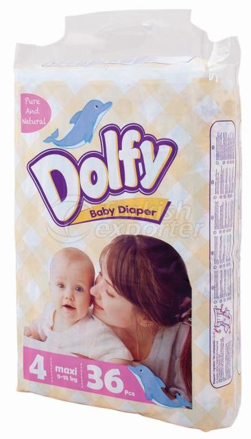 Fraldas de bebê Dolfy Maxi