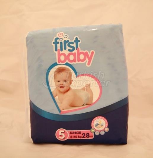 FIRST BABY 5 NO JUNIOR BABY DIAPER 11-25 KG