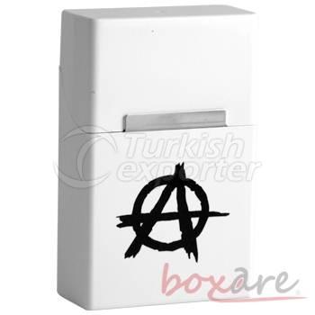Anarşi Beyaz Plastik Sigara Kutusu Kısa 507 1