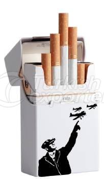 Milli Beyaz Plastik Sigara Kutusu Kısa