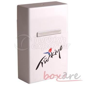 Türkiye Logolu Beyaz Plastik Roma Kutu  1