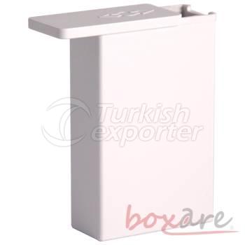 Beyaz Plastik Sade Sigara Kutusu Kısa Soft 554 1