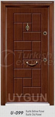 Steel Door Antiquing U 099