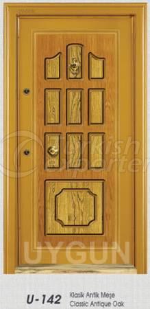 Steel Door Mahogany U 142