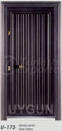Steel Door Silver Panel U 173