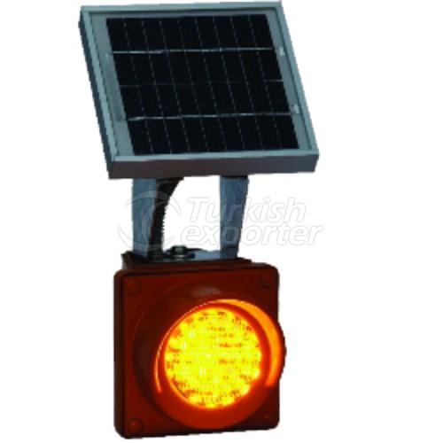 Güneş Enerjili Ledli Sinyal Verici 100 mm