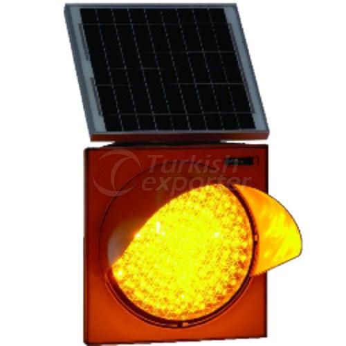 Güneş Enerjili Ledli Sinyal Verici 300 mm