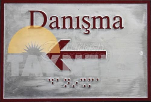 Görme Engelliler İçin Kabartma Danışma Levhası
