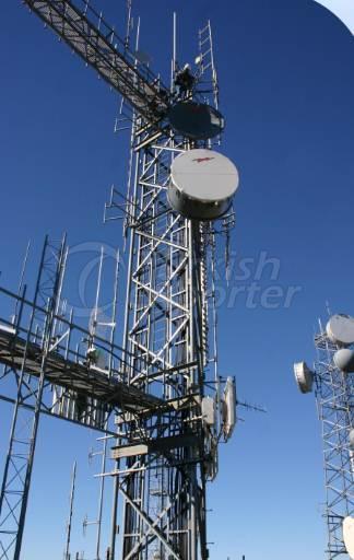 اعمدة سحب هوائيات شبكات موبايل