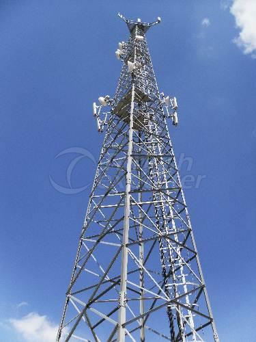 اعمدة سحب هوائيات شبكات موبايل