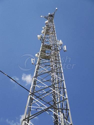 اعمدة سحب هوائيات شبكات موبايل