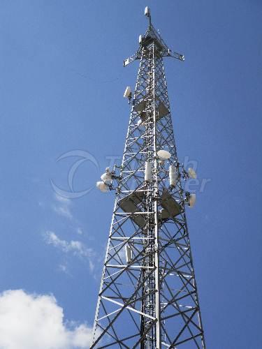 اعمدة سحب هوائيات شبكات موبايل