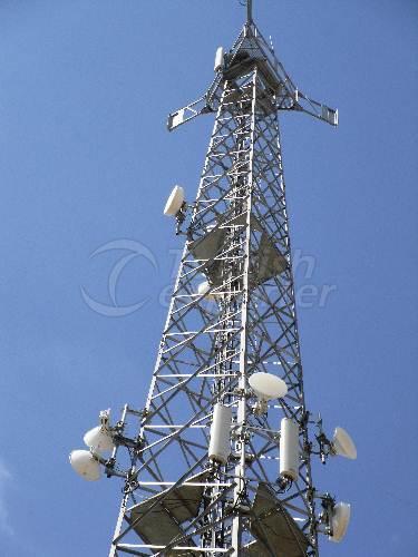 اعمدة سحب هوائيات شبكات موبايل