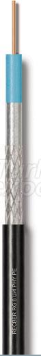 Koaksiyel 75 OHM Halogen Free Kılıf RG 6 U-4 PHY HF