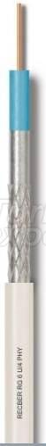 Koaksiyel 75 OHM PVC Kılıf RG 6 U-4 PHY