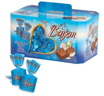 Bonjem 2 Kg Bonjem 1 Kg شوكولاته بالجوز الهندي بعلبة حقيبيةi