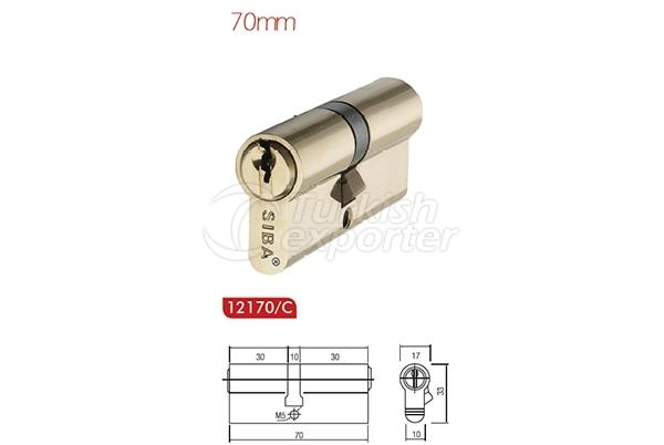 Brass Normal Key Cylinders 70mm