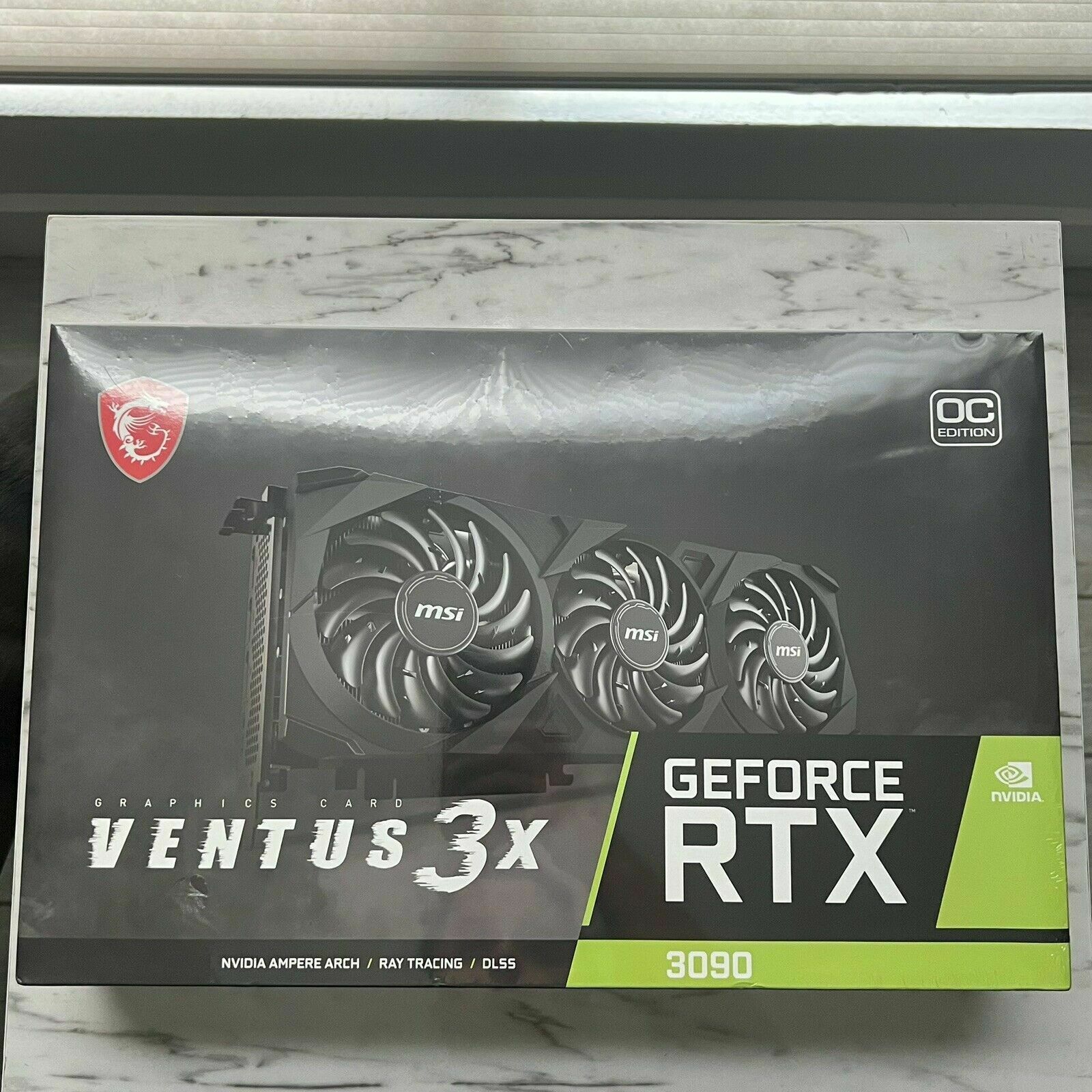 MSI GeForce RTX 3090 VENTUS 3X OC 24GB GDDR6X Graphics Card New, Sealed