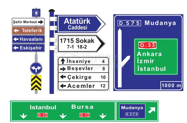 Driving Direction Sign