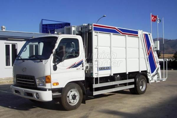 Мусоровоз с гидравлическим прессованием