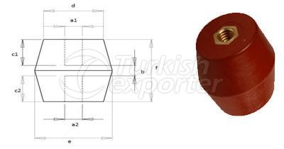 Fiber Glass Double Sided Bolt Insulator