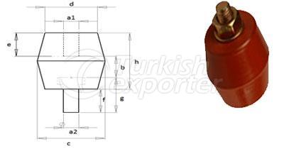 Polyester Saplamalı - Kör Somunlu İzolatör