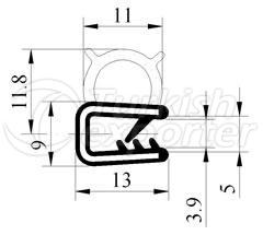 Door, Rear-lid Sealing Profiles A1.005